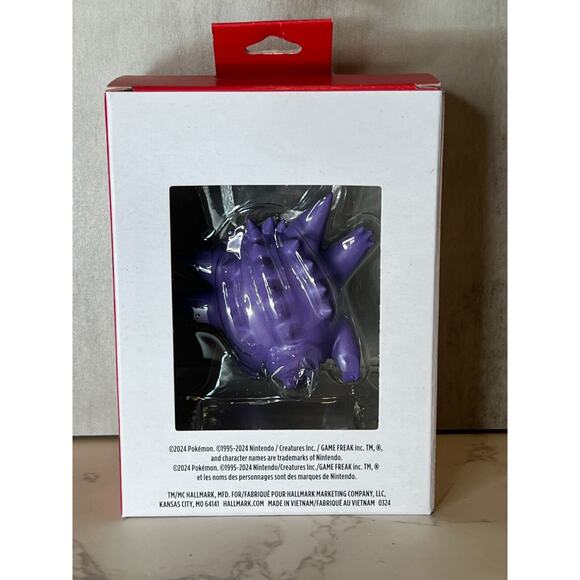 2024 Hallmark Ornaments - GENGAR Pokemon Collectible Figure Ornament NEW IN BOX - Picture 2 of 2